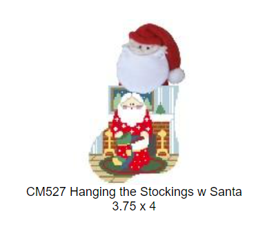 CM527 Hanging the Stockings Santa