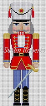 4339 Nutcracker, Blue and Red Guard