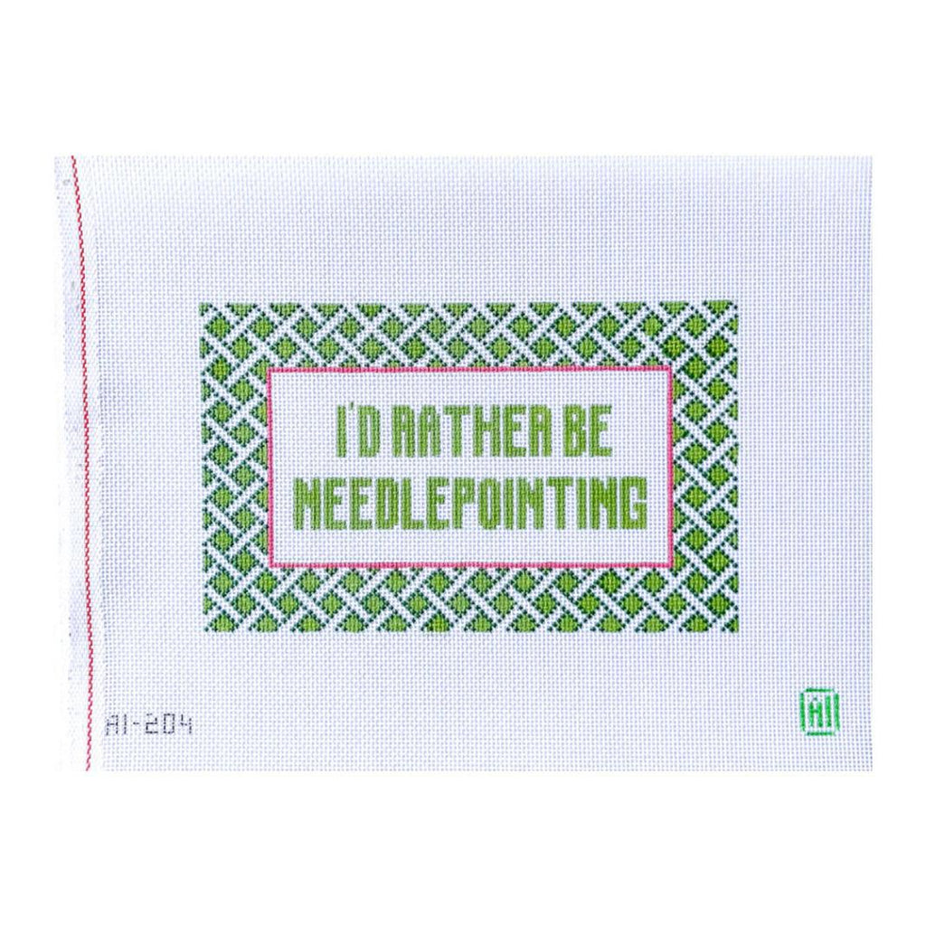 AI-204 I'd Rather Be Needlepointing