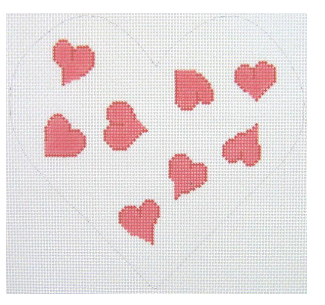 159-P Pink Heart Pillow