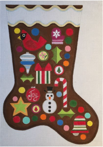 CrossStitch Warehouse. Gingerbread Stocking