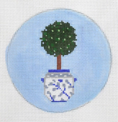 F-01 Spring Topiary- Stitch Guide Included