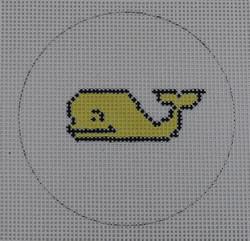KKMO104 Yellow Whale Mini Round