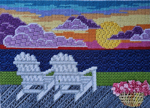 Colorful View Stitch Guide & Threads | Stitch-Stash