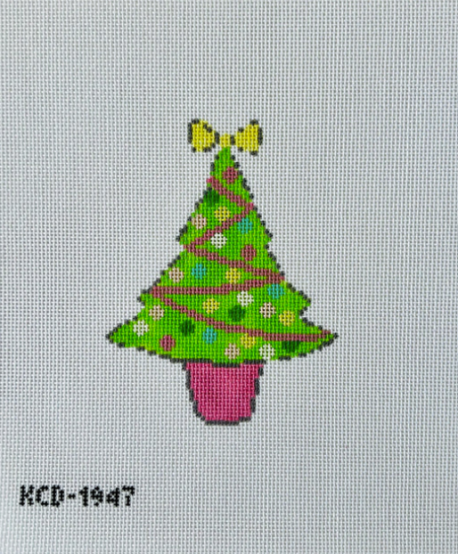 KCD1947 Green Tree with Ornaments