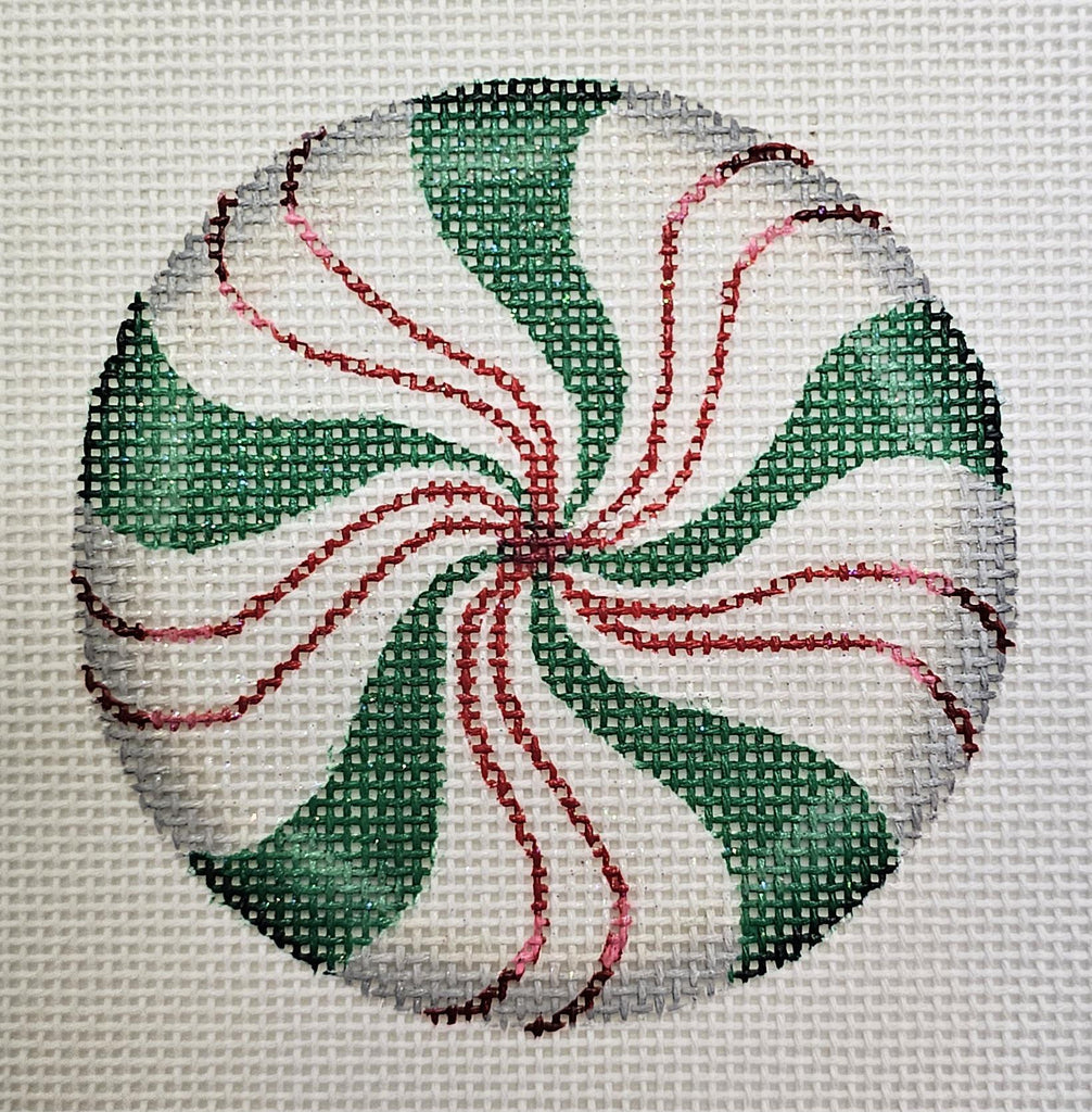 XM-201 Sparkly Green & Red Peppermint