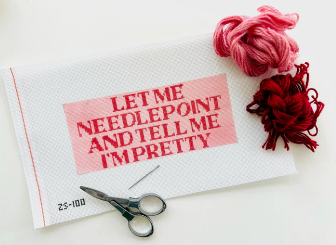 ZS100 Let Me Needlepoint Small