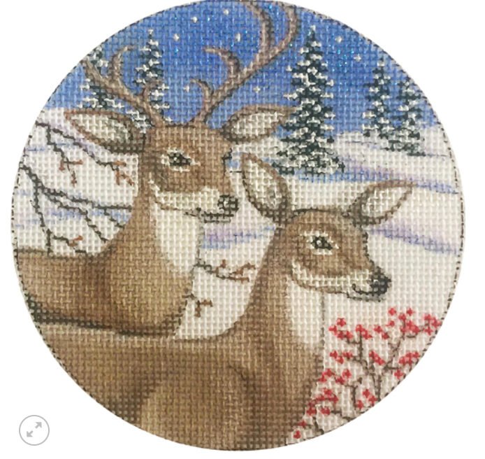 X323 Two Deer Ornament