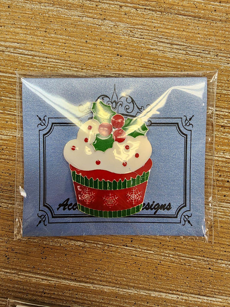 Christmas cupcake magnet