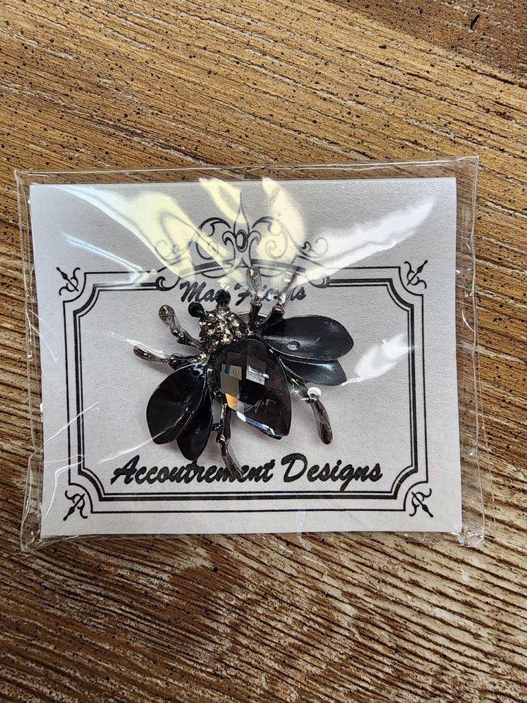 Black jeweled bug magnet