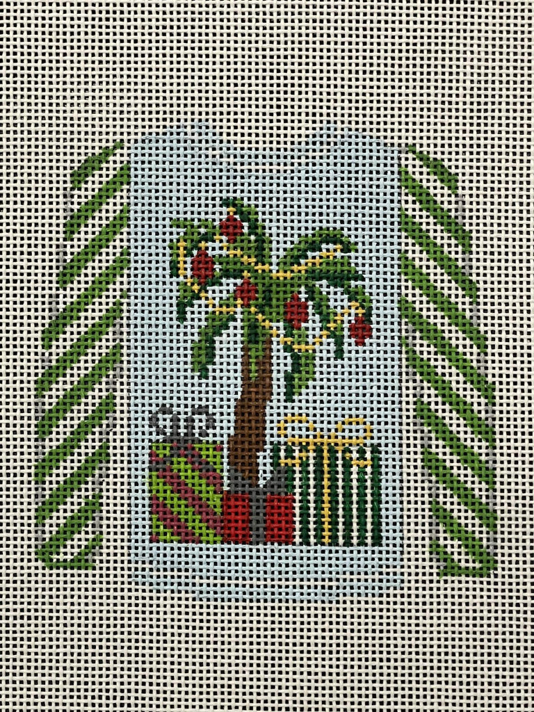 KKO199O Palm Tree on Blue