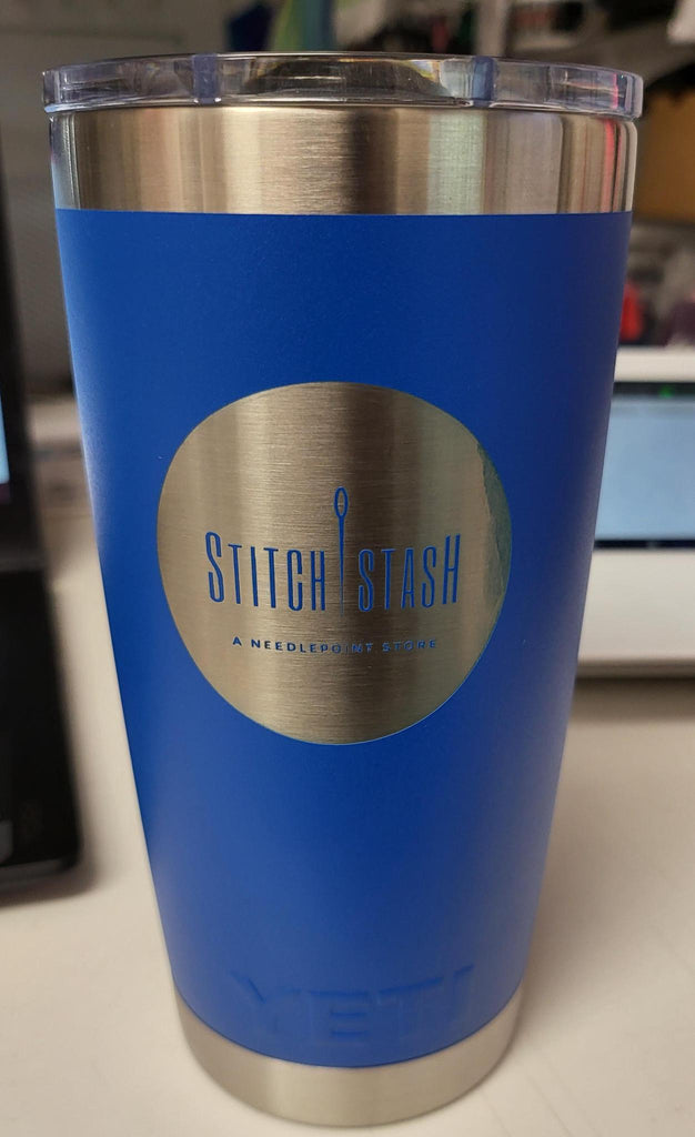 Yeti 20 oz Cup w/ Stitch-Stash Logo