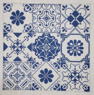 4275 Blue Tile Collage