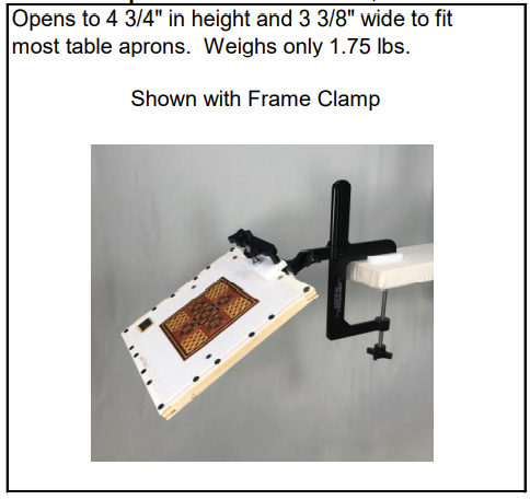 System 4 Table Clamp only