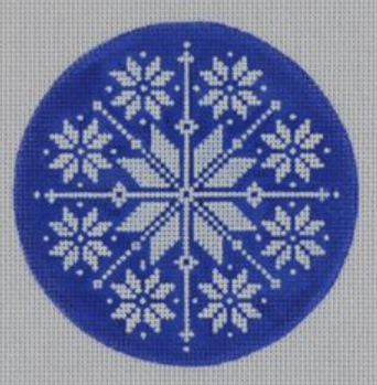 NOR03 Blue Nordic Snowflake