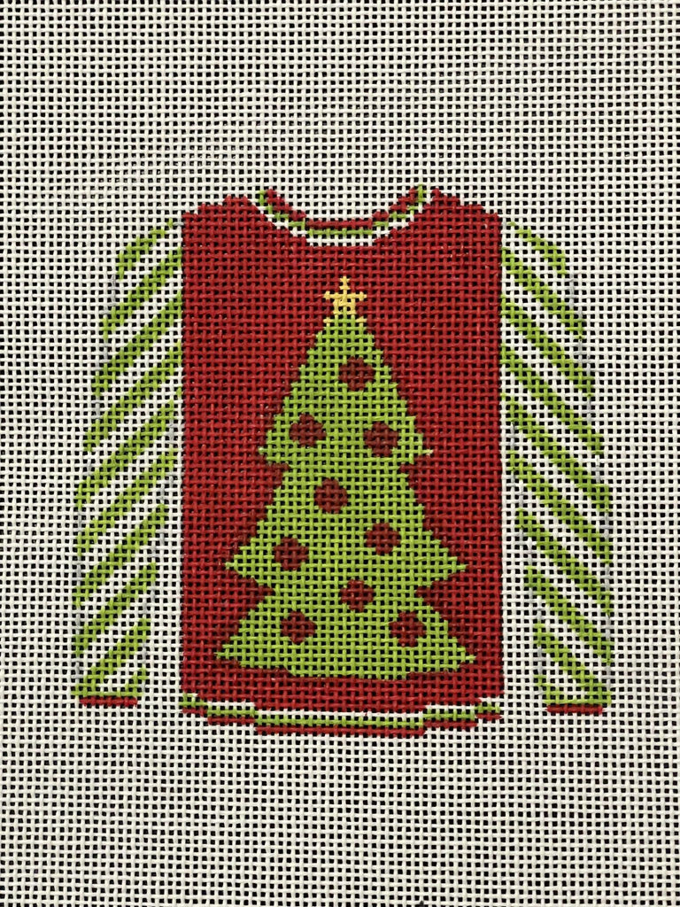 KKO199C Christmas Tree on Red