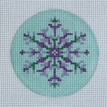 N8 Nordic Snowflake - aqua/purple