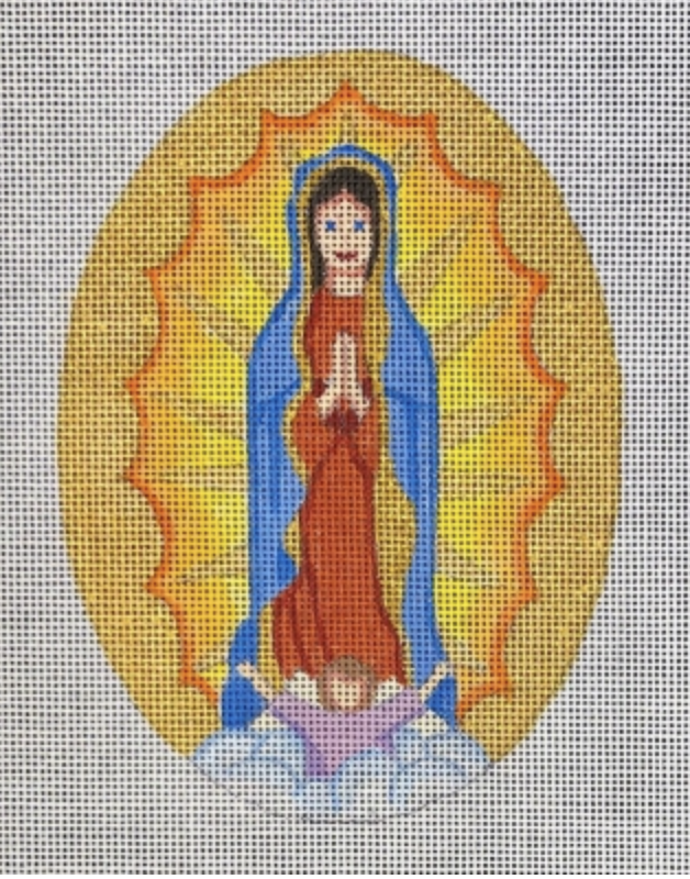 HO3126 OUR LADY OF GUADALUPE OVAL