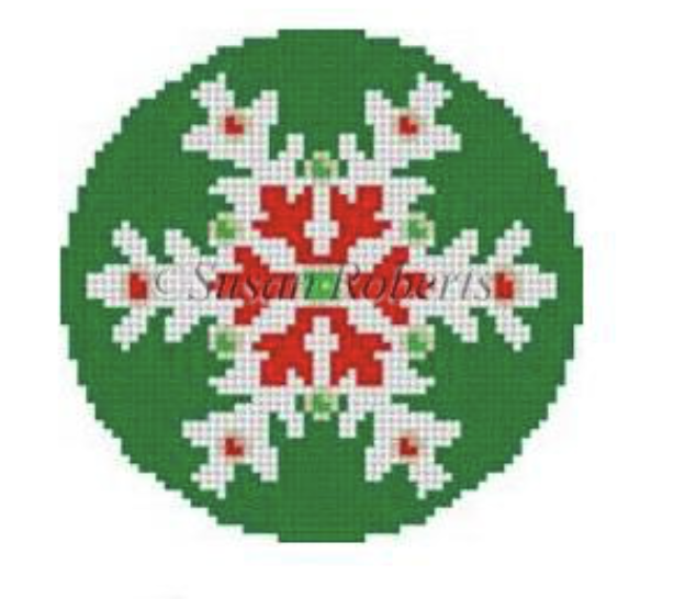 5391 Snowflake, emerald jeweled