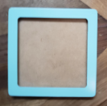 Easel/Standing 5x5 Square Frames Aqua