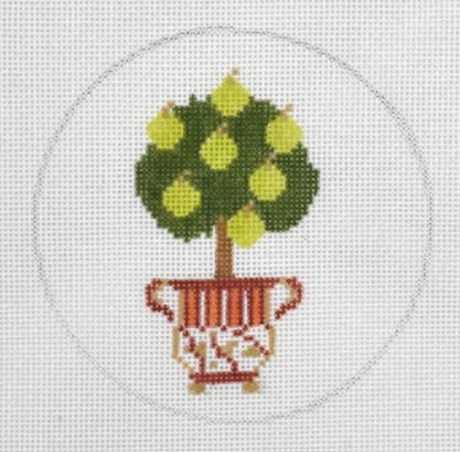 F-06 Autumn Topiary- Stitch Guide Included