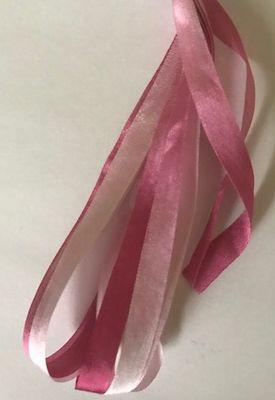 01 Raspberry 7mm ribbon